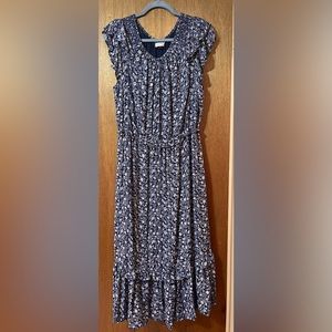 Universal Thread Blue Floral Spring Dress